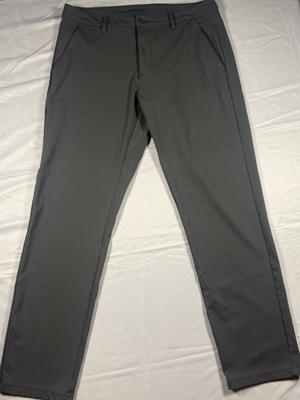 EUC BYLT Premium Basics Everyday 2.0 Charcoal Performance Chinos - 34x30